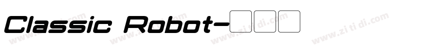 Classic Robot字体转换